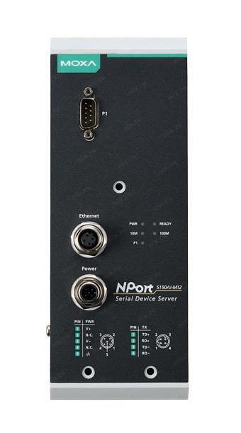 MOXA  Преобразователь NPort 5150AI-M12-CT-T