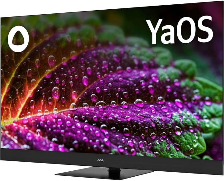 Телевизор QLED BBK 43" 43LED-8259/UTS2C Яндекс.ТВ Frameless черный 4K Ultra HD 60Hz DVB-T2 DVB-C DVB-S2 USB WiFi Smart TV (RUS)
