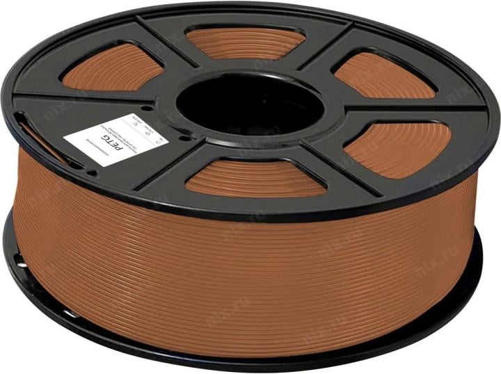 Пластик для принтера 3D Cactus CS-3D-PETG-1KG-COFFEE PETG  d1.75мм  1кг  L316м 1цв.
