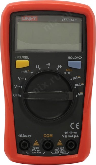 UNI-T <UT33A+> Цифровой  мультиметр  <13-0055>