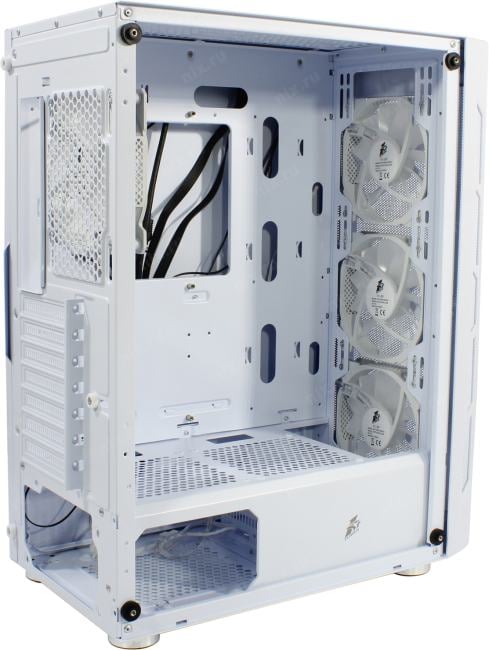 Miditower 1STPLAYER FIREBASE XP <XP-WH-4F1-W>  White  ATX  без БП