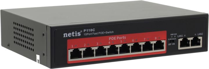netis <P110C> 10 Port Fast  POE  Switch