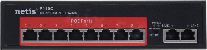 netis <P110C> 10 Port Fast  POE  Switch