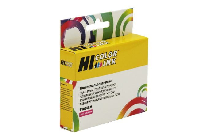 Картридж Hi-Black (HB-T0826) для Epson Stylus  R270/295/390/RX590/T50,  LM