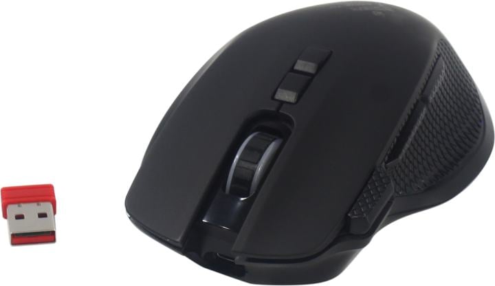 Мышь игровая беспроводная Defender Thunder GM-213 черная 1600 dpi/ радужн.подсветка/встроенный аккумул.