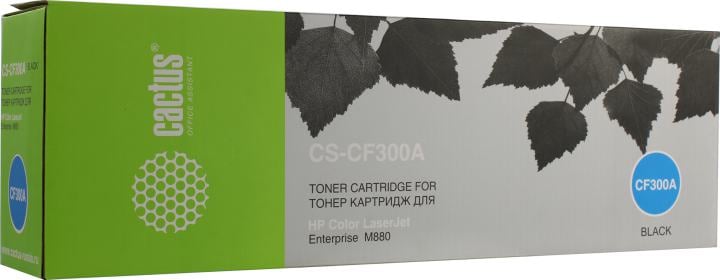 Картридж лазерный Cactus CS-CF300A CF300A черный (29500стр.) для HP CLJ Ent M880/M880z/M880z+