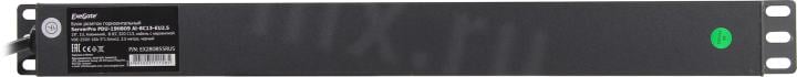 Exegate ServerPro PDU-19H809 Al-8C13-EU2.5 <EX280855RUS> Блок силовых розеток  19",  чёрный  1U, 8xIEC-320-C13