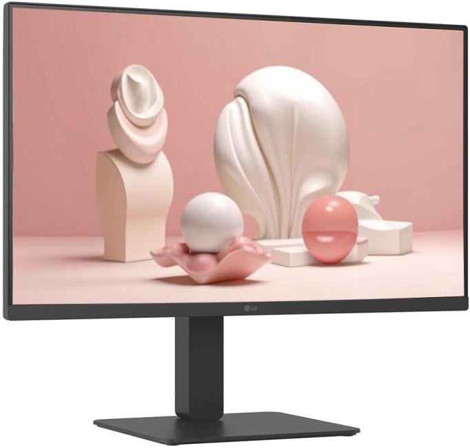 27"    ЖК монитор LG 27BA65QB-B с поворотом экрана (LCD, 2560x1440,  HDMI,  DP,  USB3.0 Hub)