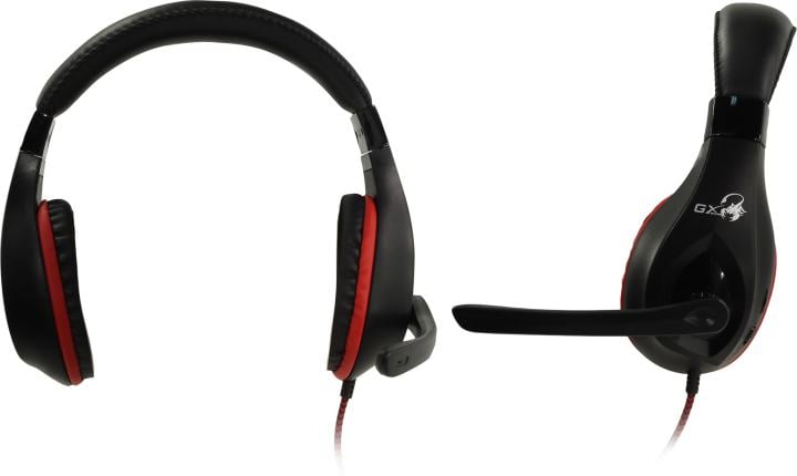Наушники с микрофоном Genius HS-G560 Black (шнур 2м, с  регулятором громкости) (31710007400)