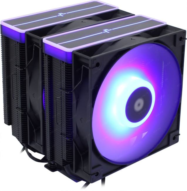 Deepcool <R-AG620-BKAMMN-GJD> AG620 BK  ARGB V2 (115x/1200/1700/1851/AM4/AM5,29.4дБ,300-1950об/мин,Al+тепл.трубки)