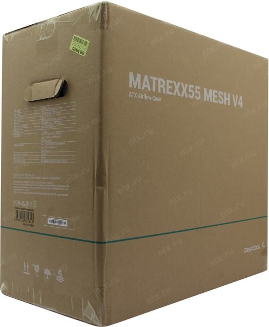 Miditower Deepcool MATREXX 55 MESH V4 <R-MATREXX55-BKAGA4-G-4> Black ATX без  БП, с окном