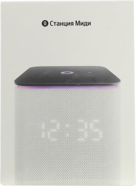Яндекс Станция Миди <YNDX-00054GRY> (24W, Zigbee, WiFi, Bluetooth, голосовой  помощник  Алиса)