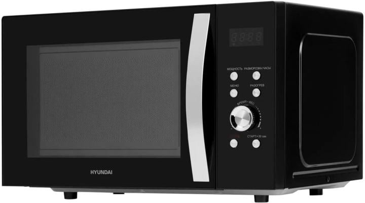 Микроволновая Печь Hyundai HYM-D2078 23л.  800Вт  черный/серебристый