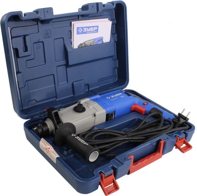 Перфоратор ЗУБР ЗП-32-1100 К, SDS-plus, 1100 Вт, 3.4 Дж