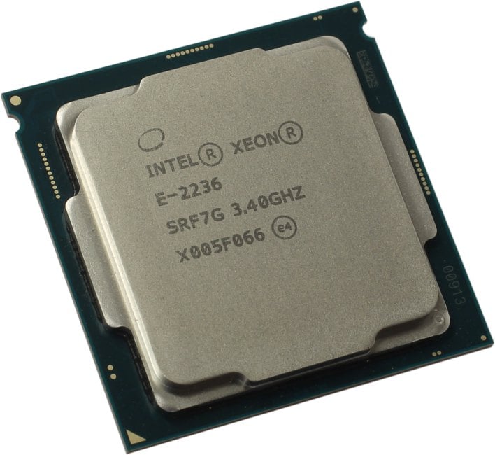 CPU Intel Xeon  E-2236  3.4 GHz,  LGA1151