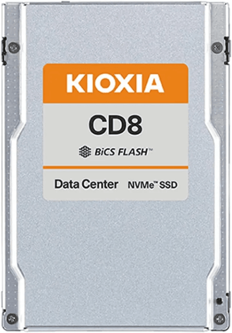 Твердотельный диск KIOXIA KCD8XRUG3T84, 3840GB, PCIe 4×4, 2.5"