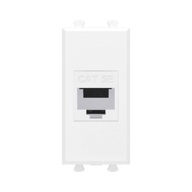 Розетка DKC 4400661, RJ-45 кат.5E, модульная, белая