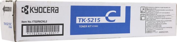 Картридж лазерный Kyocera TK-5215C для Kyocera TASKalfa 406ci, голубой, 15000 стр.