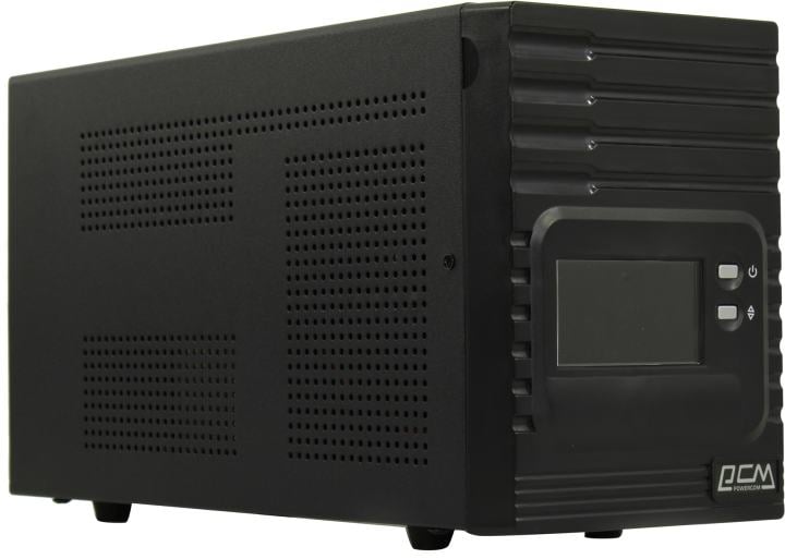ИБП Powercom - Smart King Pro Plus 1500 ВА/1200 Вт, Line-Interactive, in (220V / 230V / 240V 1xIEC-320 C14), 8xIEC-320 C13, LCD, Tower, цвет чёрный, SPT-1500-II LCD