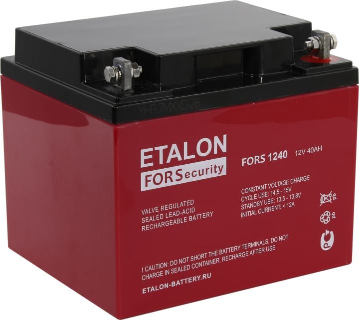Аккумулятор Etalon FORS 1240, 12В, 40Ач