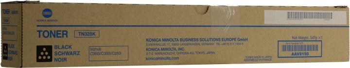 Тонер Konica-Minolta bizhub C250i/C300i/C360i черный TN-328K 28K AAV8150/AAV8190