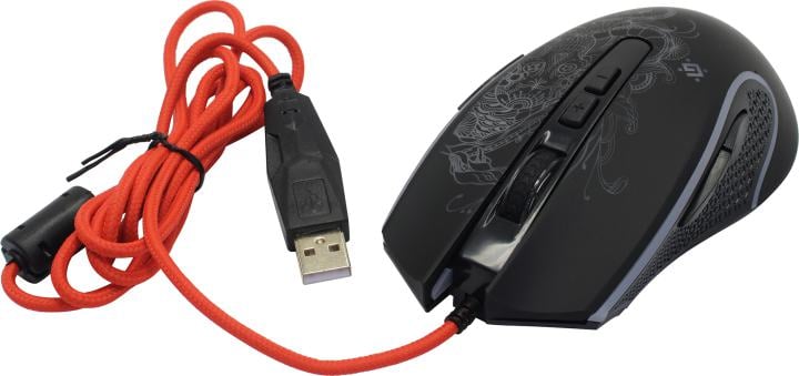 Defender Gaming Mouse Venom <GM-640L> (RTL)  USB 7btn+Roll <52640>