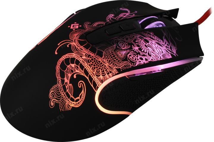 Defender Gaming Mouse Venom <GM-640L> (RTL)  USB 7btn+Roll <52640>