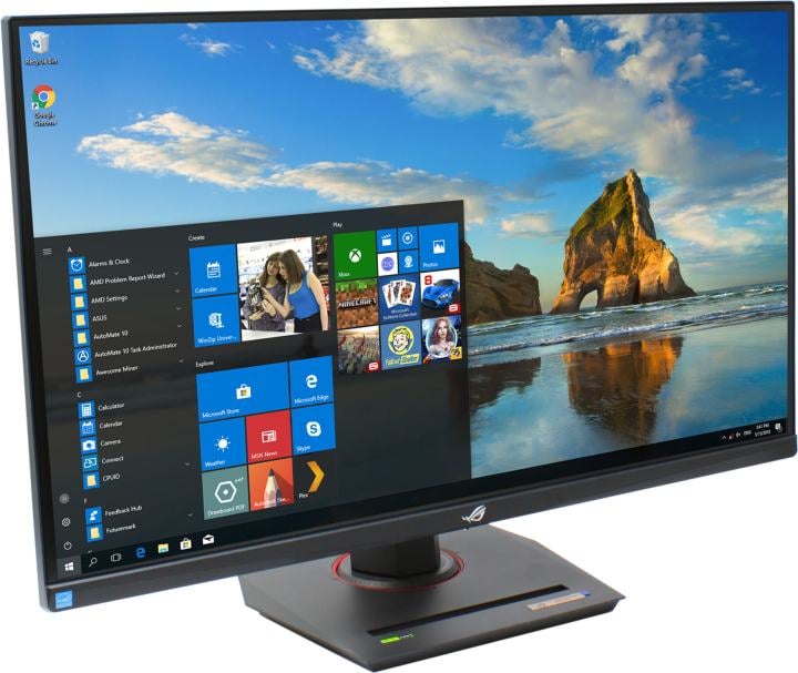 31.5"  ЖК-монитор ASUS ROG Strix XG32UCG Gaming BK (LCD,  3840x2160, HDMI, DP)