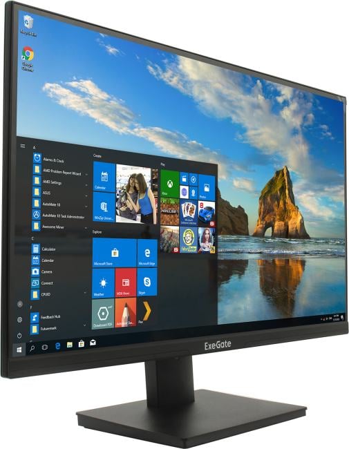 Монитор 27" ExeGate Combat EG2707C IPS 1920x1080, 165 Гц, 1 мс, 16:9, 250 кд/м2, 1xHDMI, 1xDP, USB, 1x3.5 мм, черный