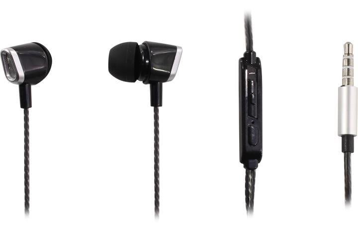 Наушники с микрофоном HARPER  HV-406  Black (шнур  1.2м)