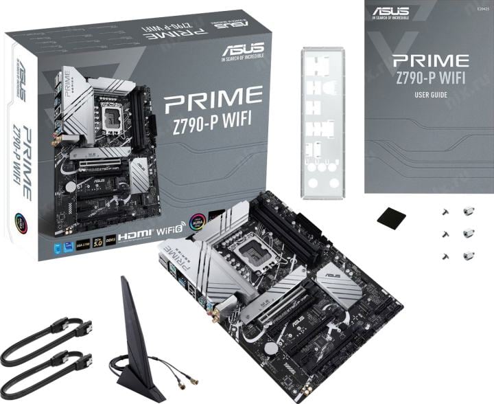 ASUS PRIME Z790-P WIFI (RTL) LGA1700 <Z790> 4xPCI-E HDMI+DP 2.5GbLAN+WiFi+BT  SATA ATX 4DDR5