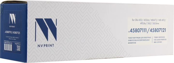Картридж NV-Print аналог 45807111/45807121 для  Oki  B432dn/B512dn/MB492dn/MB562dnw