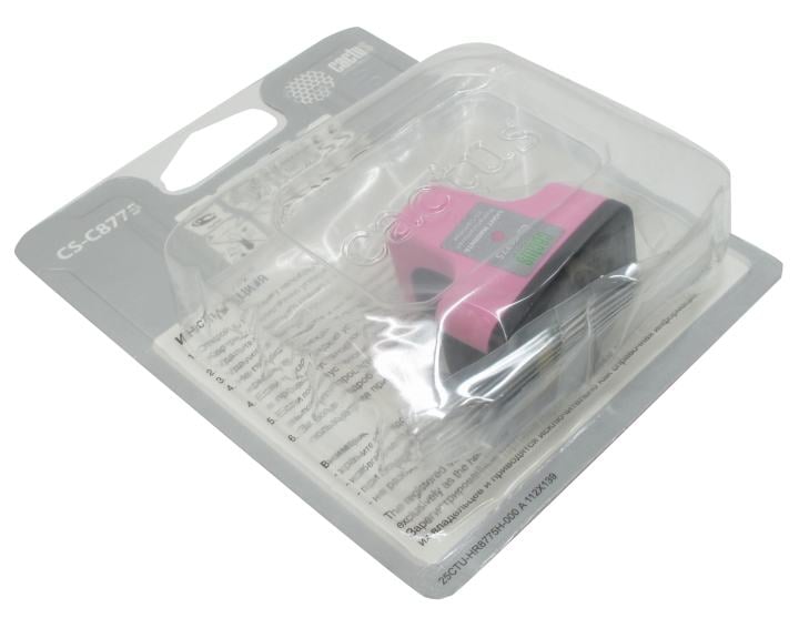 Картридж Cactus CS-C8775 (№177) Light Magenta для HP  P3213/3313/8253/5183/6183/6283/7183(восстановлен из б/у)
