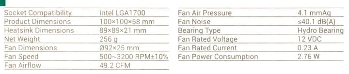 Deepcool <DP-ICAP-T9P-17> THETA 9 PWM (4пин, 1700, 40.1дБ,  500-3200об/мин,  Al)