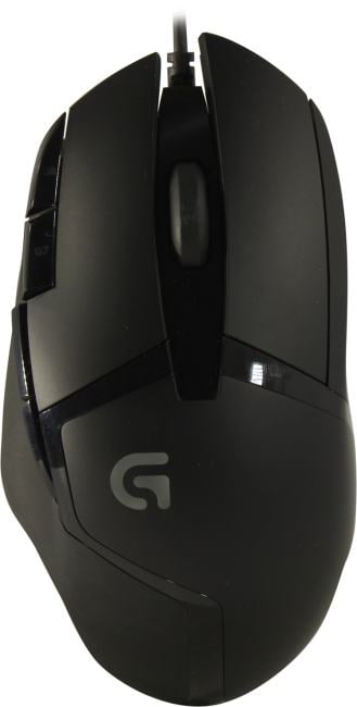 Мышь Logitech - G402, Проводная, USB, Optical, 240 - 4000 dpi, 8 btns, gaming, цвет чёрный, 910-004068