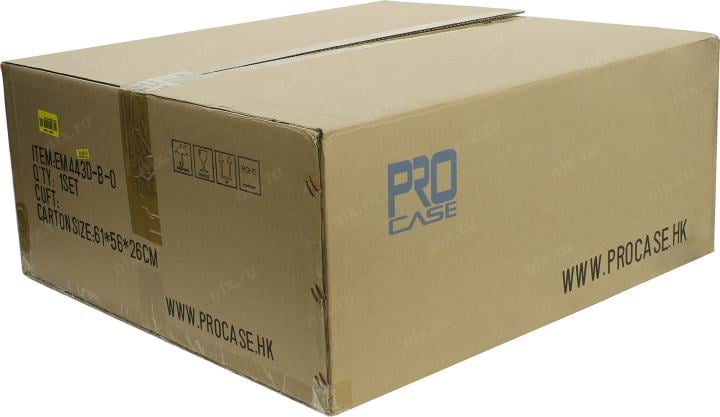 Server Case 4U Procase  <EM443D-B-0>  ATX  без БП