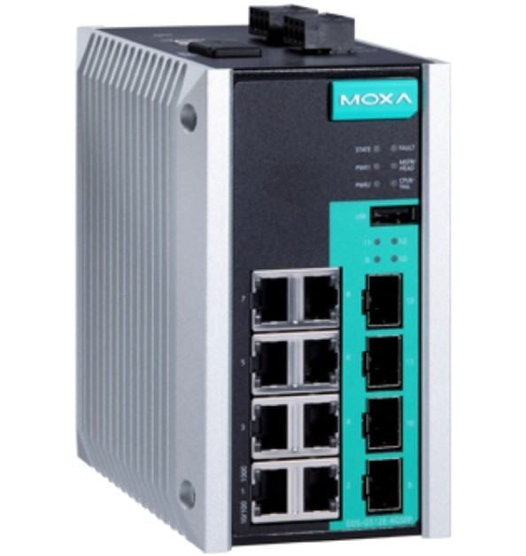 MOXA  Коммутатор EDS-G512E-4GSFP-T
