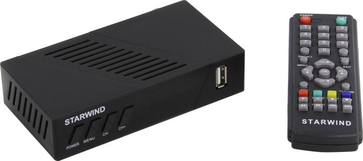 Starwind <CT-140> (Full HD A/V Player, HDMI, RCA,  2xUSB2.0, DVB-T2/DVB-C, ПДУ)