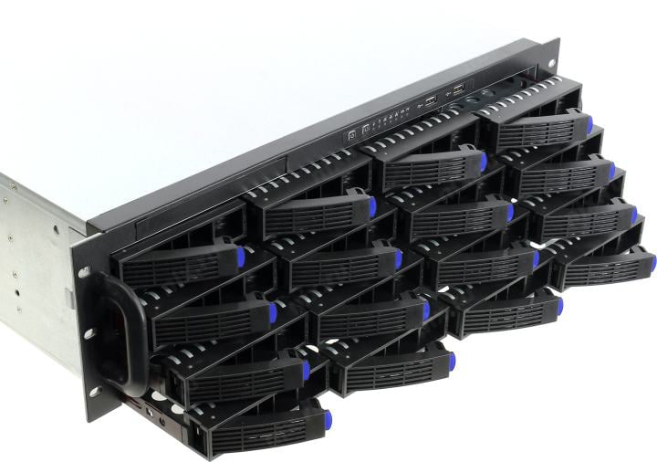 Корпус серверный Procase ES316-SATA3-B-0, 3U, 16×SATA/SAS, 650 мм