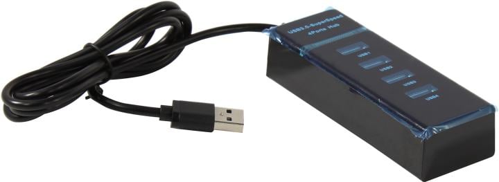 USB-хаб KS-IS KS-727, 4×USB 2.0, Type-A