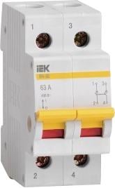 Выключатель нагрузки IEK MNV10-2-032 (мини-рубильник)  ВН-32 2P 32А