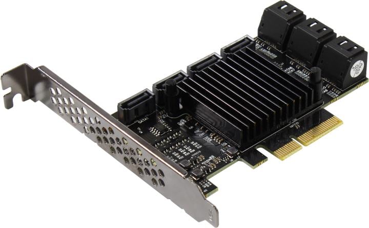 Exegate EX296208RUS Контроллер ExeGate EXE-510 (PCI-E x4, SATA3 6Gb/s, 10 int, ASMedia Chipset ASM1166)