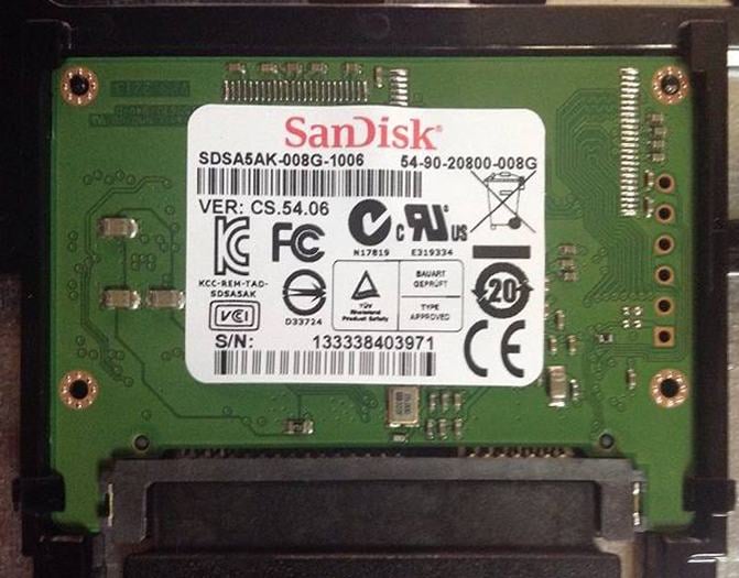 CE988-67907 Жесткий диск 8Gb SSD HP LJ  M601/M602/M603 (CE988-67907) OEM