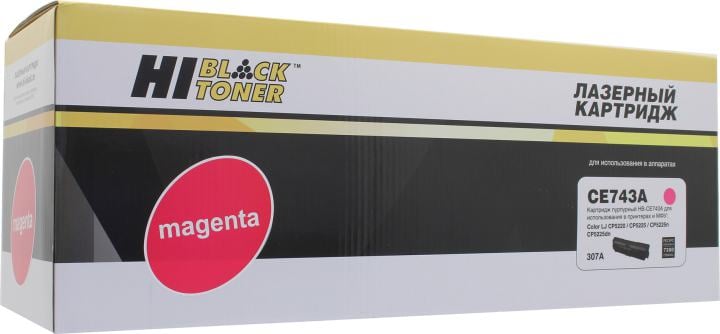 Картридж Hi-Black (HB-CE743A) для HP CLJ CP5220/5225/5225n/5225dn, M, 7,3K