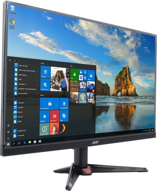 Монитор 27" Acer VG270UX1bmiipx IPS 2560x1440, 200 Гц, 1 мс, 16:9, 250 кд/м², 2xHDMI 2.0, DP 1.4, 3.5 Jack, динамики (2x2 Вт), HDR10, FreeSync Premium, черный
