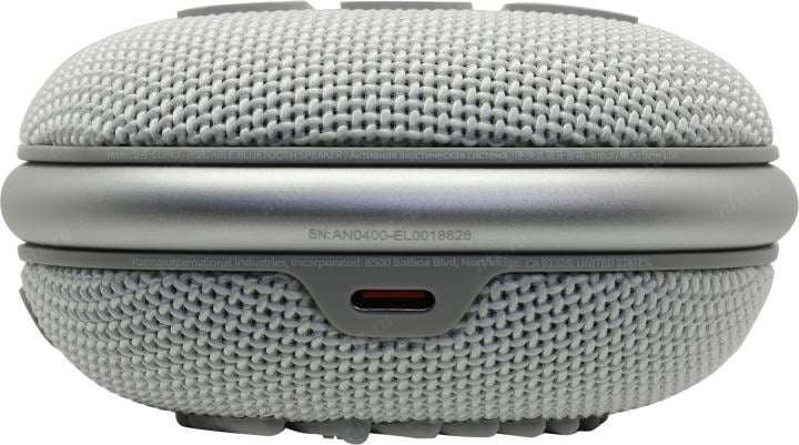 Колонка JBL CLIP 4 <White> (5W, Bluetooth 5.1,  Li-Ion)  <JBLCLIP4WHT>