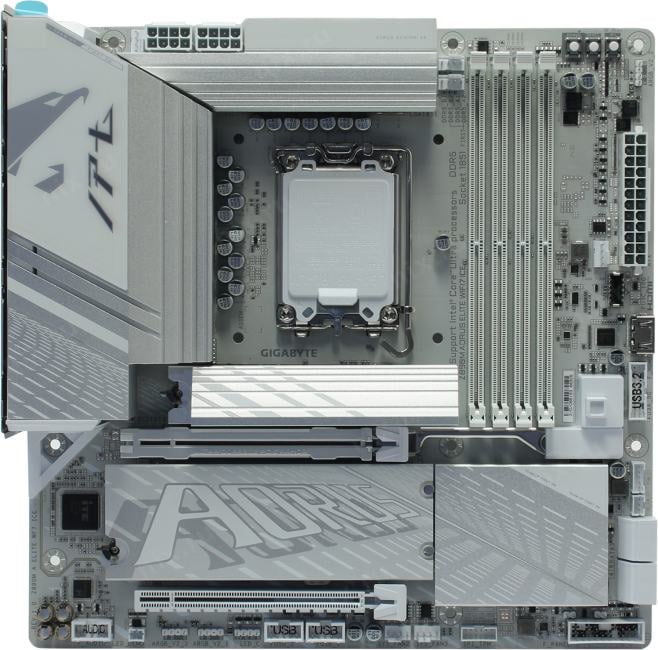 GIGABYTE Z890M A ELITE WIFI7 ICE (RTL) LGA1851 <Z890> 2xPCI-E HDMI+DP  2.5GbLAN+WiFi+BT  SATA  MicroATX 4DDR5