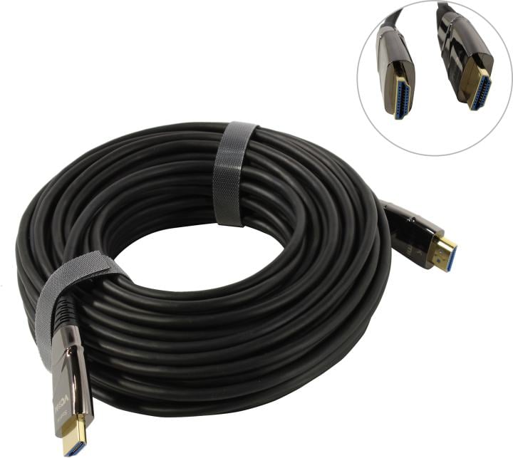 VCOM D3743-20M Активный оптический кабель HDMI 19M/M,ver. 2.1, 8K@60 Hz 20m VCOM <D3743-20M>