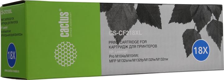 Картридж Cactus CS-CF218XL для  HP LJ M104/M132