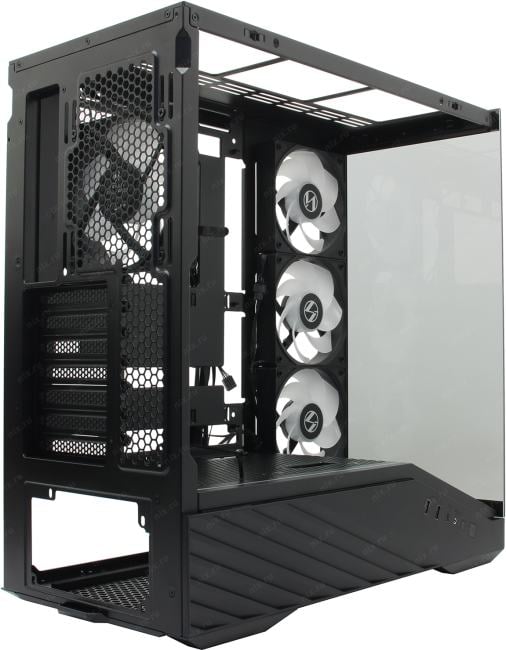 Корпус для ПК LIAN LI - V100RX, E-ATX, 2xUSB3.0, Midi Tower, без БП, цвет чёрный, G99.V100RX.R1